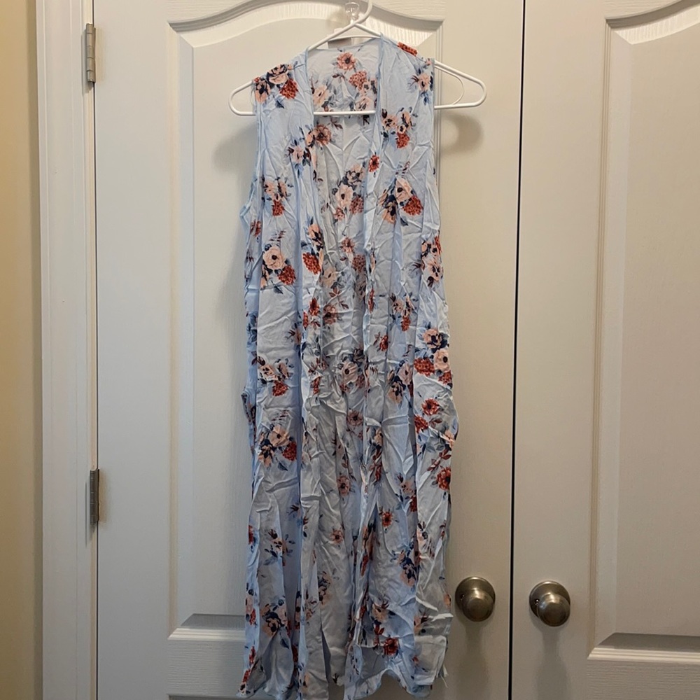 Lularoe Blue Floral Joy